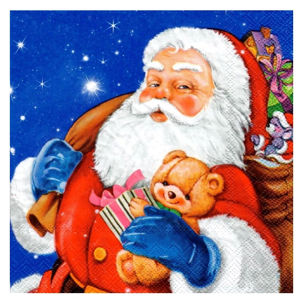 Serwetka -  Święty Mikołaj