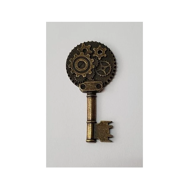 Metalowy klucz II 5,3x2,5 cm