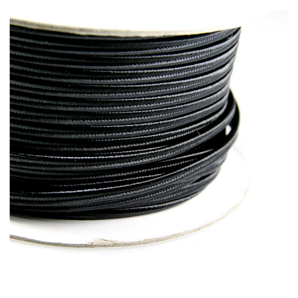 Chiński sznurek sutasz w kolorze czarnym - 1m