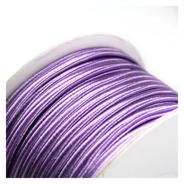 Chiński sznurek sutasz w kolorze fioletowym - 1m