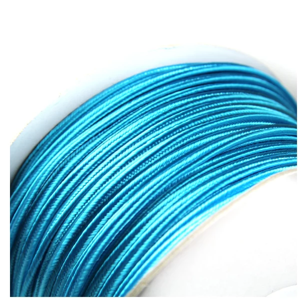 Chiński sznurek sutasz w kolorze niebieskim - 1m