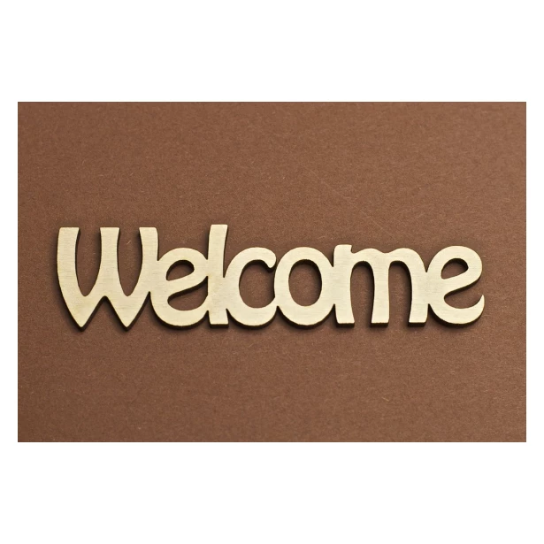 Napis: Welcome
