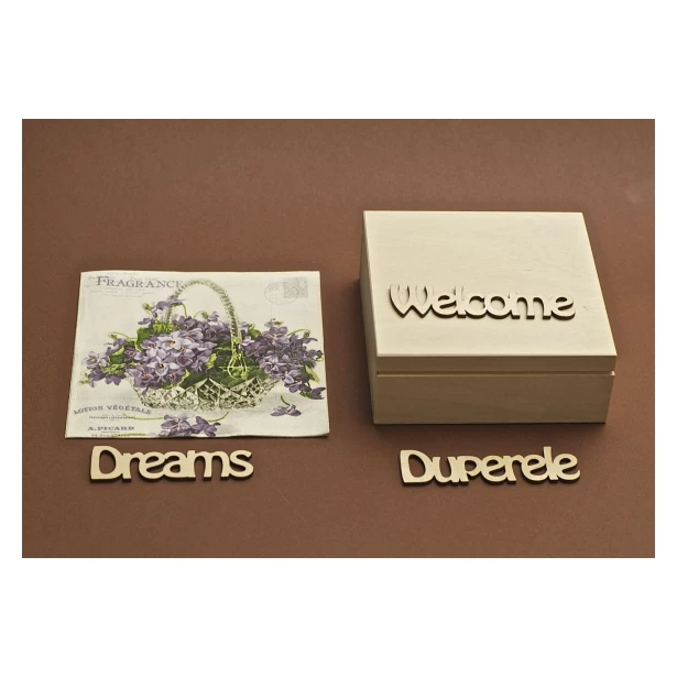 Napis: Welcome