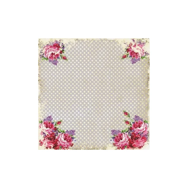 Papier ozdobny SCRAPBOOKING 20x20 cm - 1 kartka