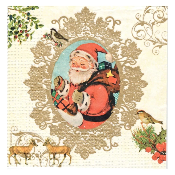 Serwetka - Święty Mikołaj