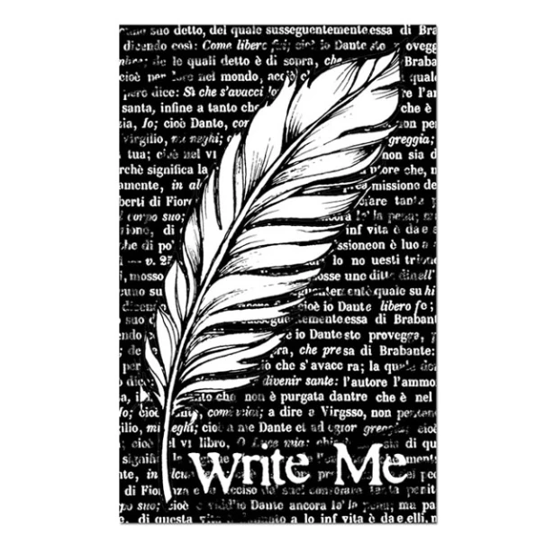 Stemple kauczukowe PIÓRO  6X10 CM