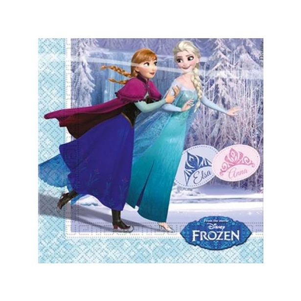 Serwetka - Frozen Elsa i Anna