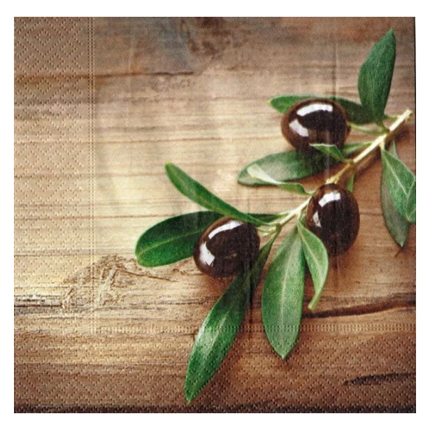 Serwetka - gałązka oliwna