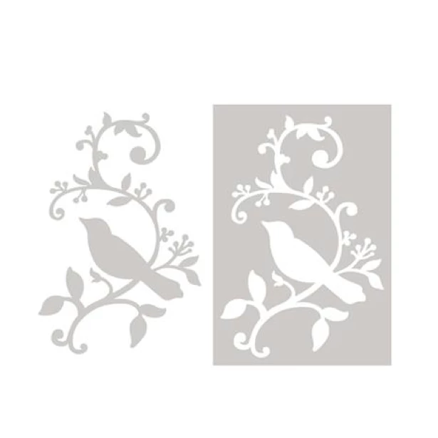 Szablon do malowania - 15x20 cm PTASZEK