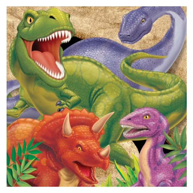 Serwetka - dinozaury