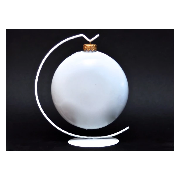 Stojak na bombkę lub jajko o wielkości maksymalnie 15 cm BIAŁY