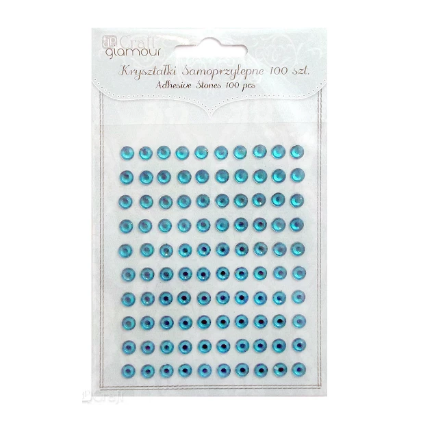 Samoprzylepne kryształki 100 sztuk