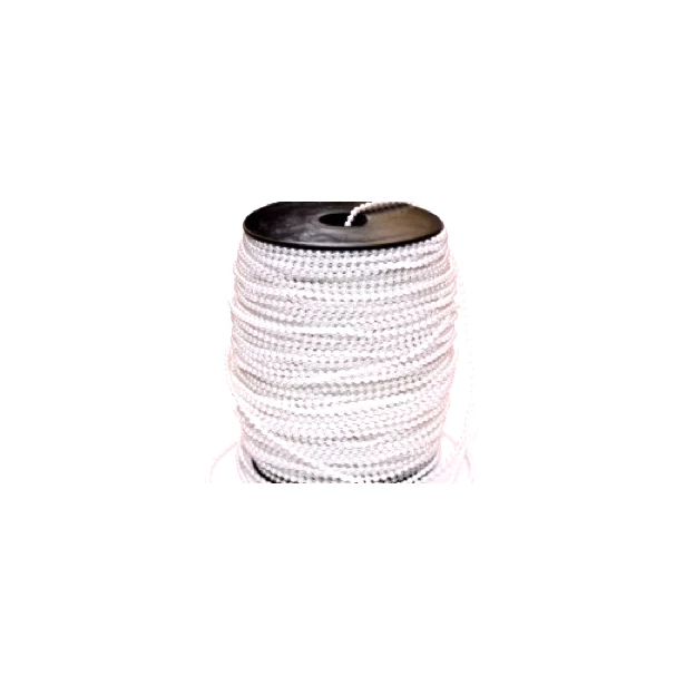 Łańcuszek plastikowy sznur pereł 3 mm - długość 1m