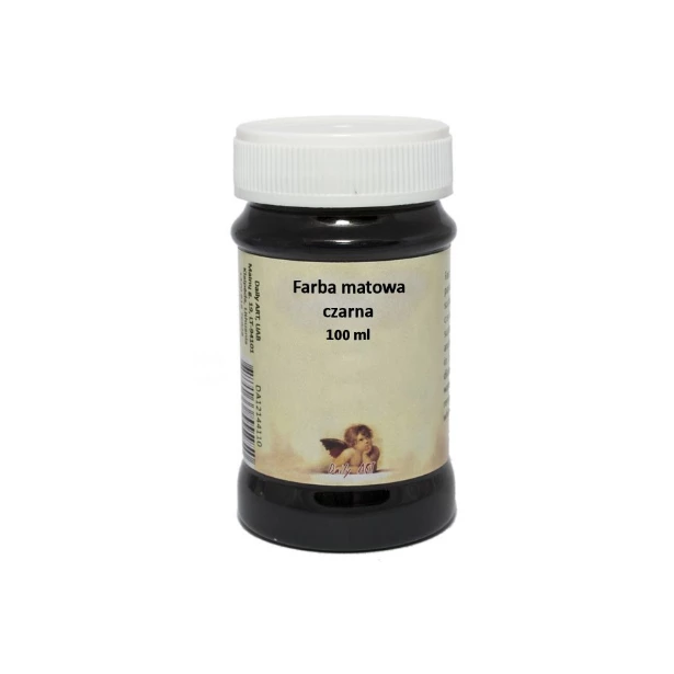 Farba akrylowa czarna/black 100 ml Daily Art