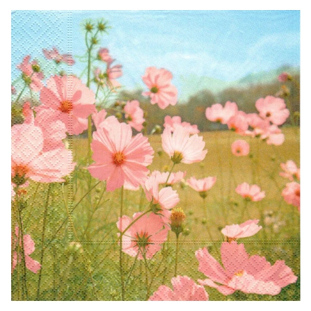 Serwetka - polne kwiaty