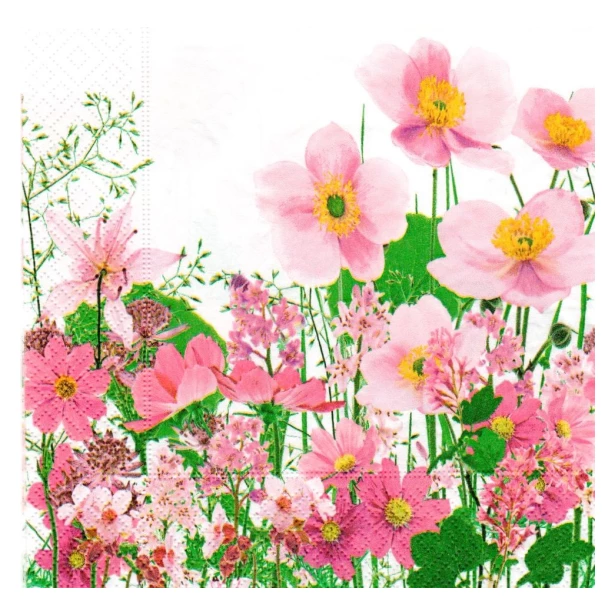 Serwetka - polne kwiaty