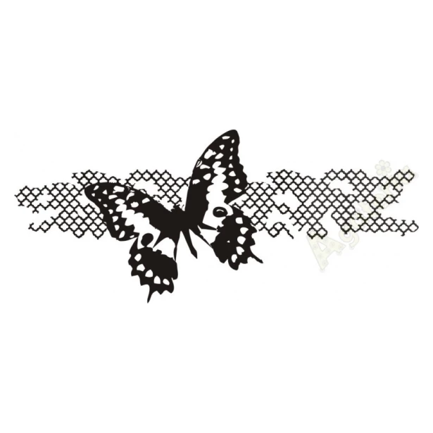STEMPEL koniczyna marokańska z motylem