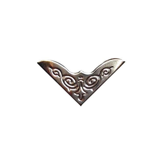 Metalowe narożniki  albumowy 3x3cm 4 sztuki SREBRNY