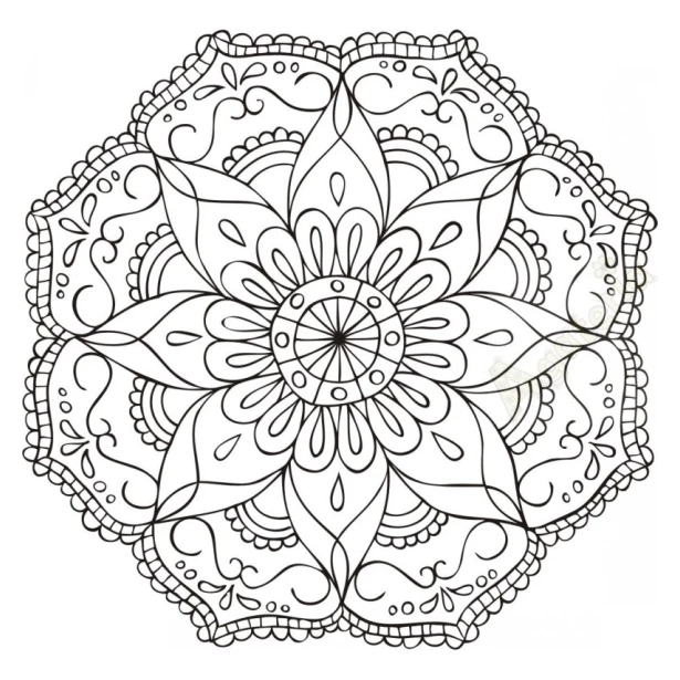 STEMPEL mandala 10x10cm