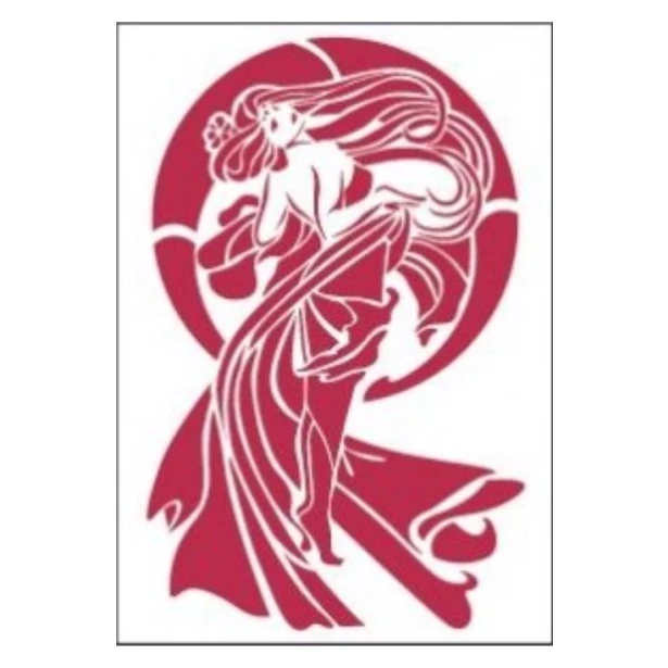 Szablon - MUCHA 21x29,7cm