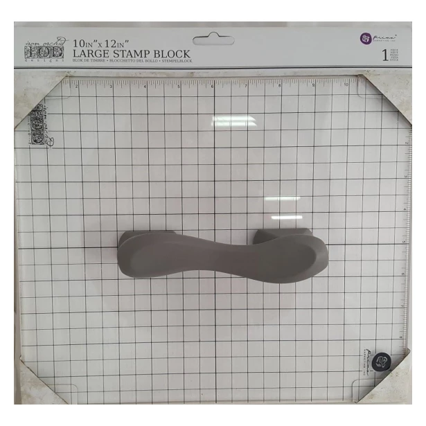 Blok akrylowy z uchwytem do stempli 25x30cm