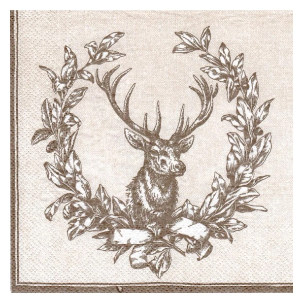 Serwetka - jeleń