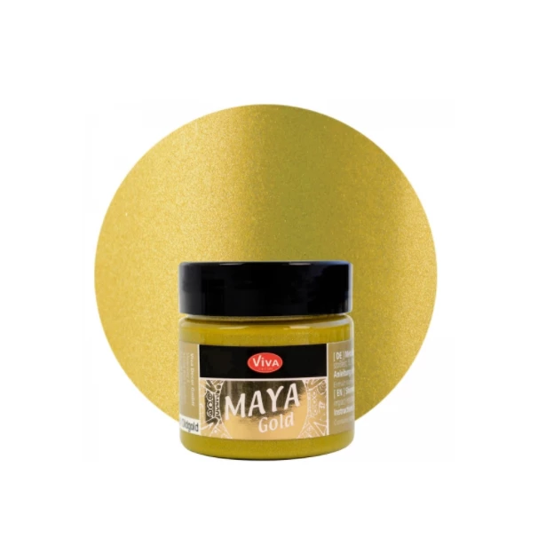 Maya Gold - Farba metaliczna 45ml STARE ZŁOTO