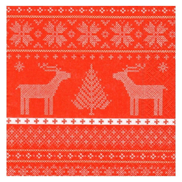 Serwetka - świąteczne wzory, sweterek