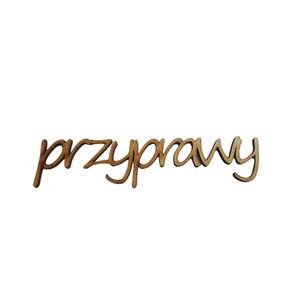 Napis przyprawy 13x2,8cm