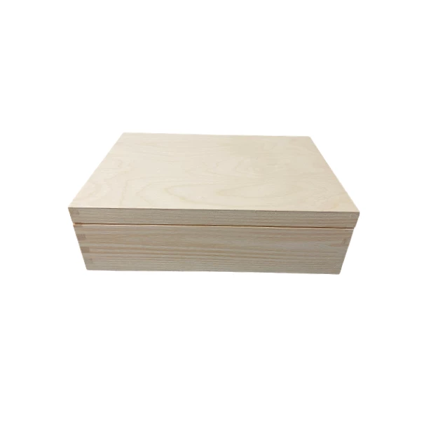 Drewniane pudełko prostokątne - 34x25x10cm