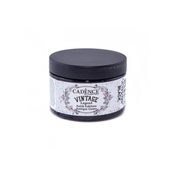 Antyczne Gesso Vintage Legend - Czarny 150ml