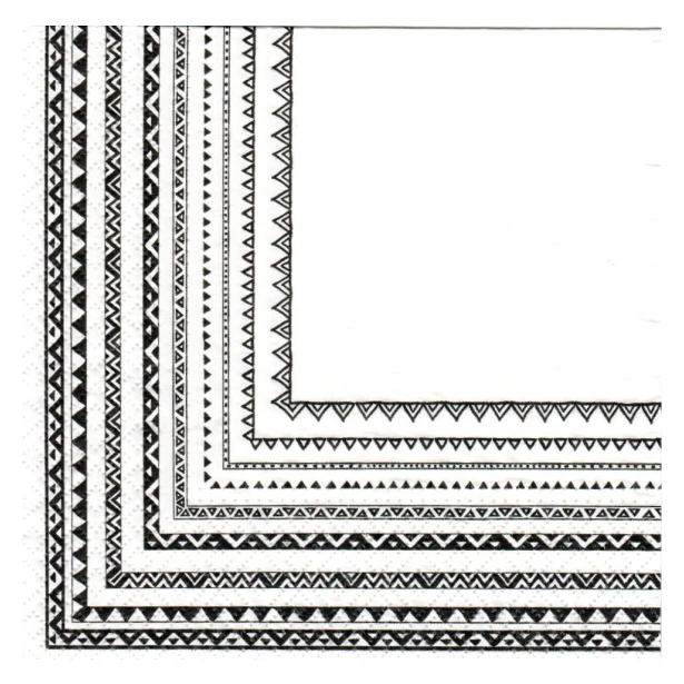 Serwetka - azteckie wzory