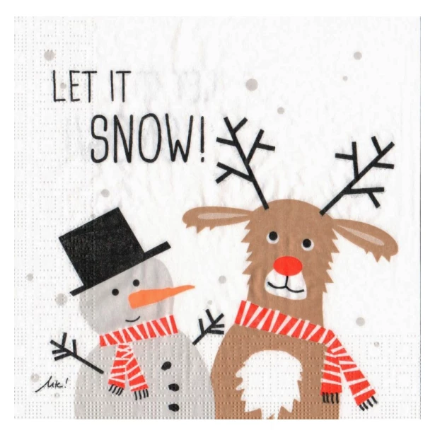 Serwetka - Let it snow! Pada śnieg