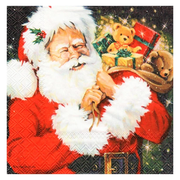 Serwetka - Święty Mikołaj