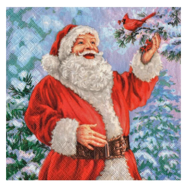Serwetka  - Święty Mikołaj
