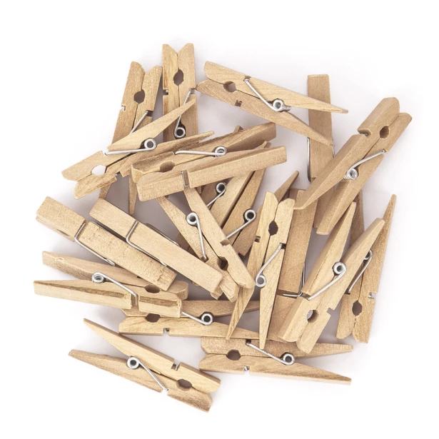 Klamerki drewniane 4,8cm - 20 sztuk