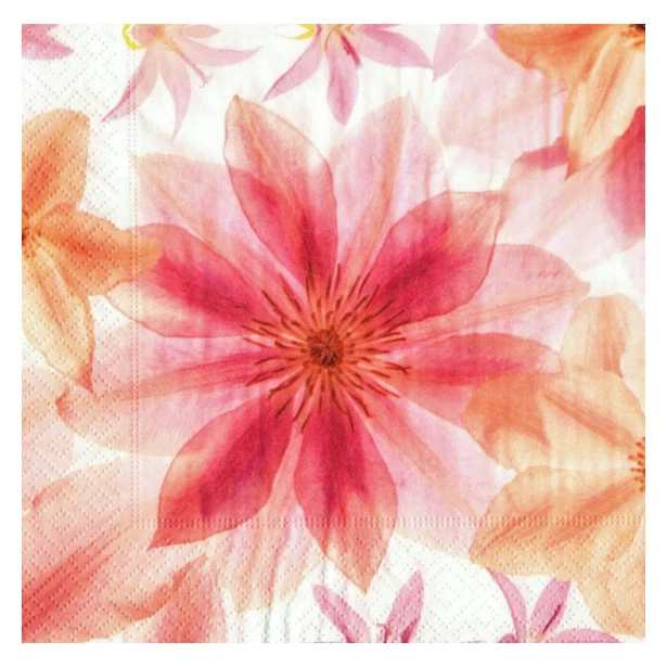 Serwetka - Kwiaty