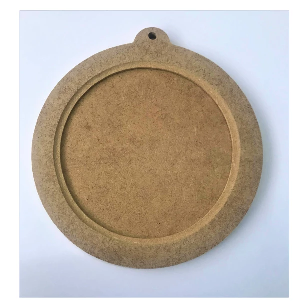 Bombka dwuczęściowa frezowana HDF 12cm