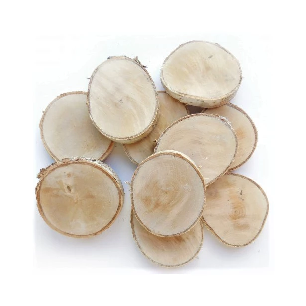 Plastry drewna szlifowane z obu stron 9-11cm - 10 sztuk