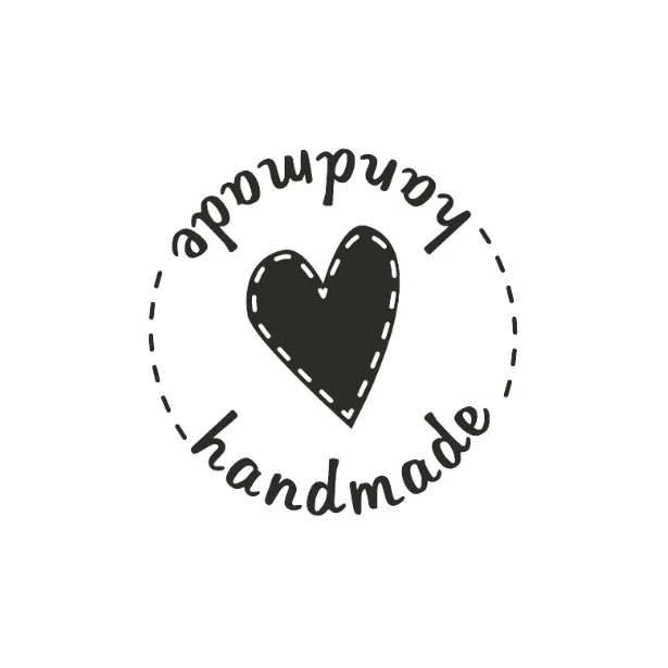 Stempel drewniany okrągły, Handmade 3,2cm