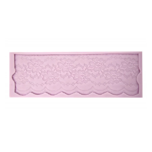 FOREMKA SILIKONOWA BORDIURA DUŻA KORONKOWA 30x8 cm
