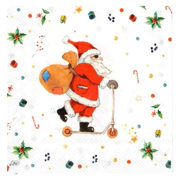 Serwetka mała -  Święty Mikołaj