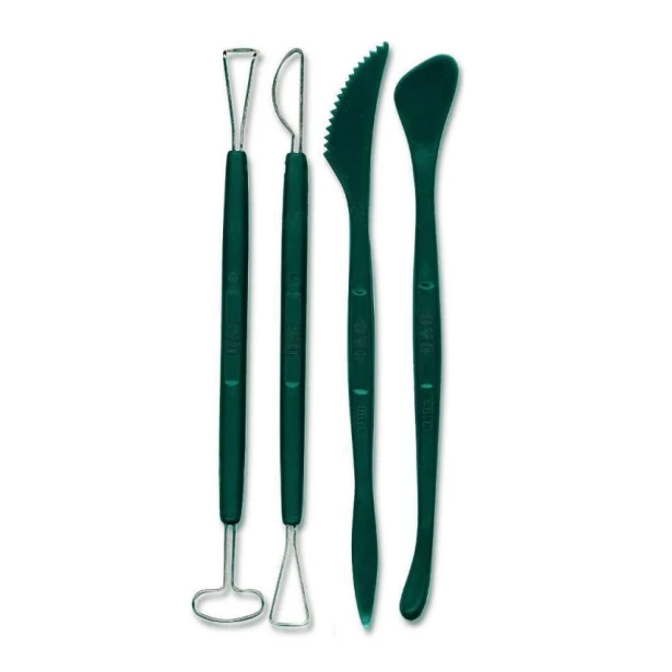 DAS NARZEDZIA DO MODELOWANIA GLINY plastikowe 4szt.