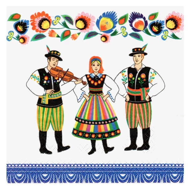 Serwetka - Folk, folkowe postaci