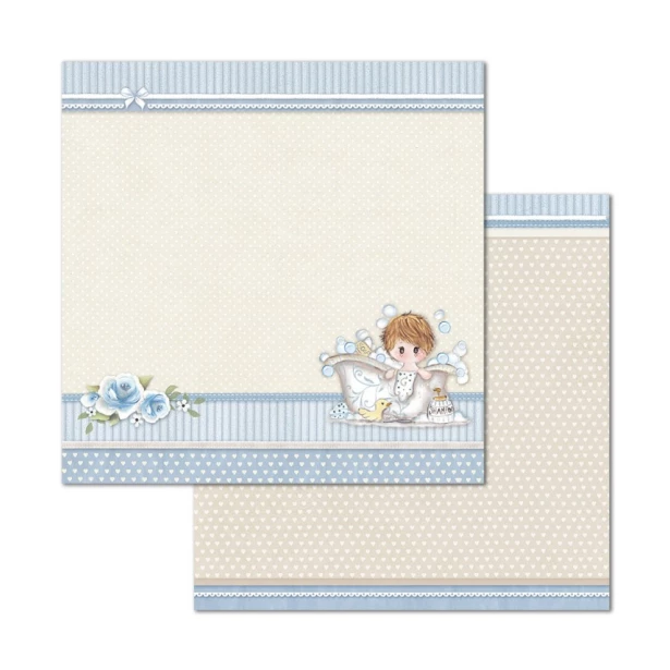 Bloczek papierów do scrapbookingu - 10 arkuszy  30x30 cm LITTLE BOY