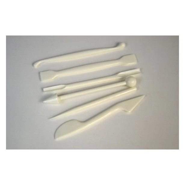 ZESTAW NARZĘDZI DO MAS PLASTYCZNYCH 6szt