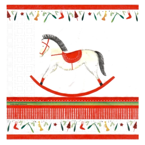 Serwetka - Konik na biegunach