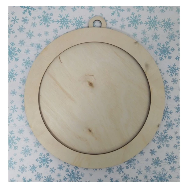 BOMBKA OKRĄGŁA DWUCZĘŚCIOWA 20cm