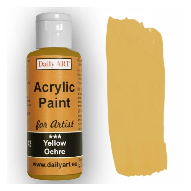 Farba akrylowa dla artystów yellow ochre/żółta ochra 50ml