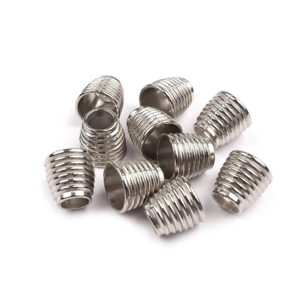 Końcówka metalowa do chwosta  12x13mm - 5 sztuk